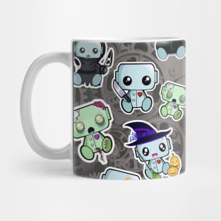 Halloweenie Robots Mug